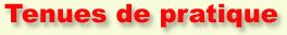 tenues de pratique