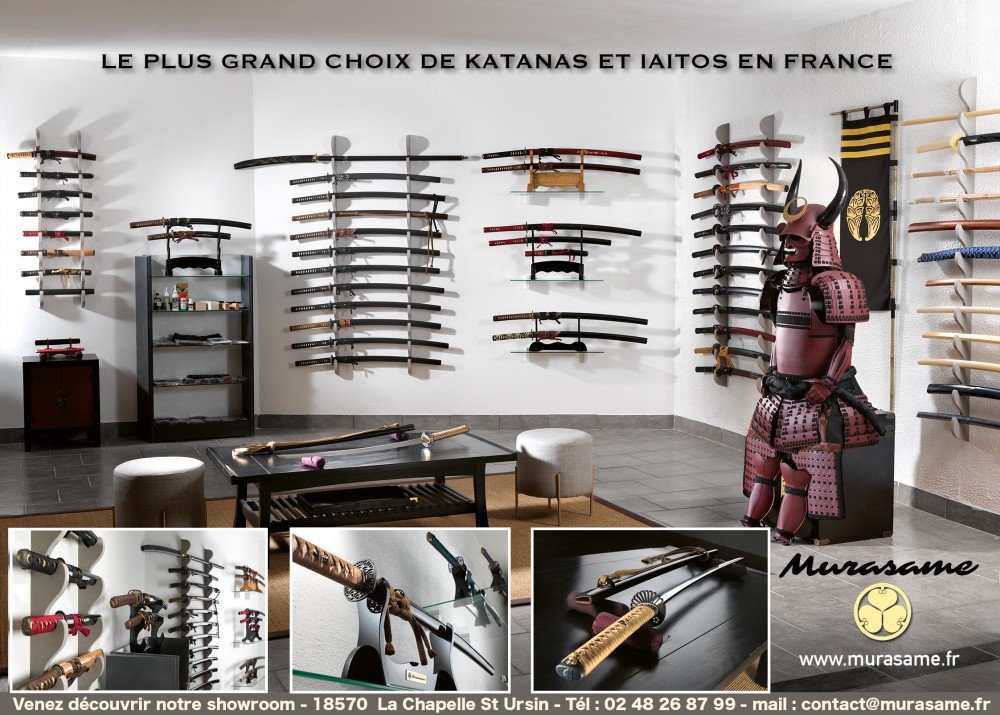 Club à Marmagne : katanas-samurai
