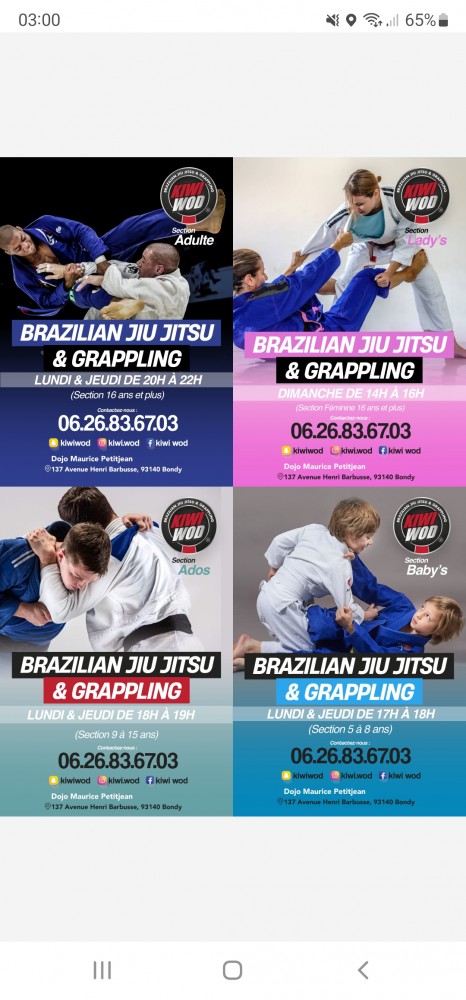 club de JIU_JITSU BRESILIEN à Bondy